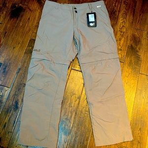 Jack Wolfskin Canyon Zip Off Hiking Outdoor Convertible Pants
